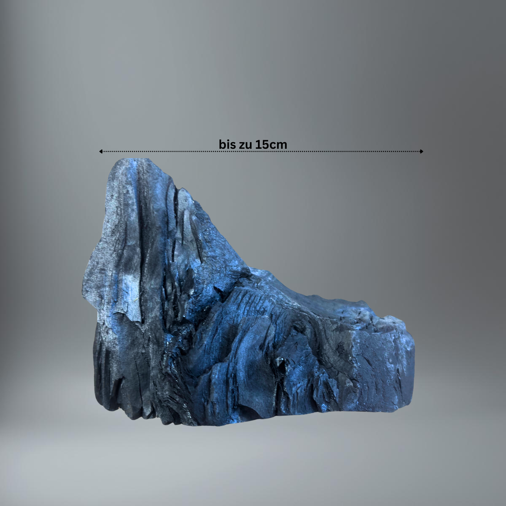 1 Stück BlackSellig Restaurantgrillkohle mit den Maßen "bis zu 15 cm" versehen