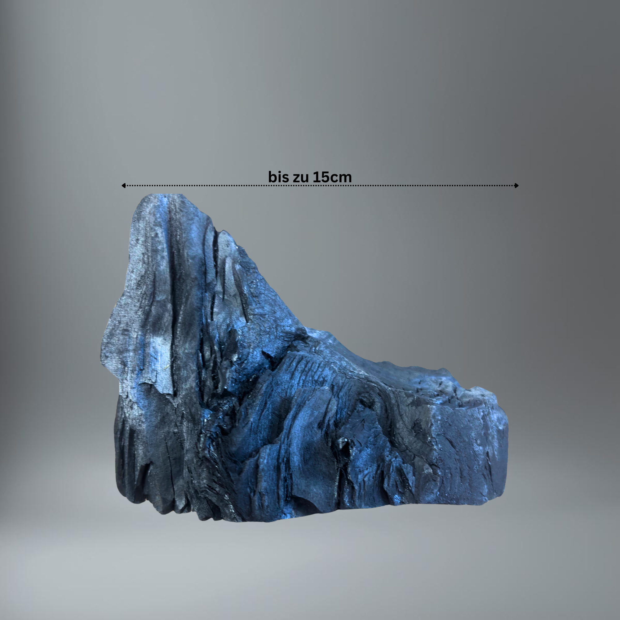 1 Stück BlackSellig Restaurantgrillkohle mit den Maßen "bis zu 15 cm" versehen